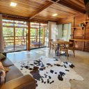 Ver imagem 2 de Mesa de Jantar Redonda 110cm em Madeira Maciça Estilo Industrial 6 Lugares Marcenariapontochic