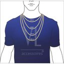 Ver imagem 2 de Colar Raquete Beach Tennis Bolinha Revestido em Ródio