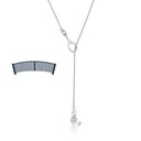 Ver imagem 1 de Colar Raquete Beach Tennis Bolinha Revestido em Ródio