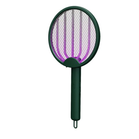 Raquete Mata Mosquito 4 em 1 Eletrica Luz UV Pernilongo Mosca Inseto Automatico Repelente Dobravel R