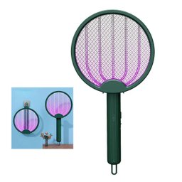 Raquete Mata Mosquito 4 em 1 Eletrica Luz UV Pernilongo Mosca Inseto Automatico Repelente Dobravel R - 10