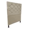 Cabeceira de Cama Box Solteiro Estofada Kasia - Bege - 1