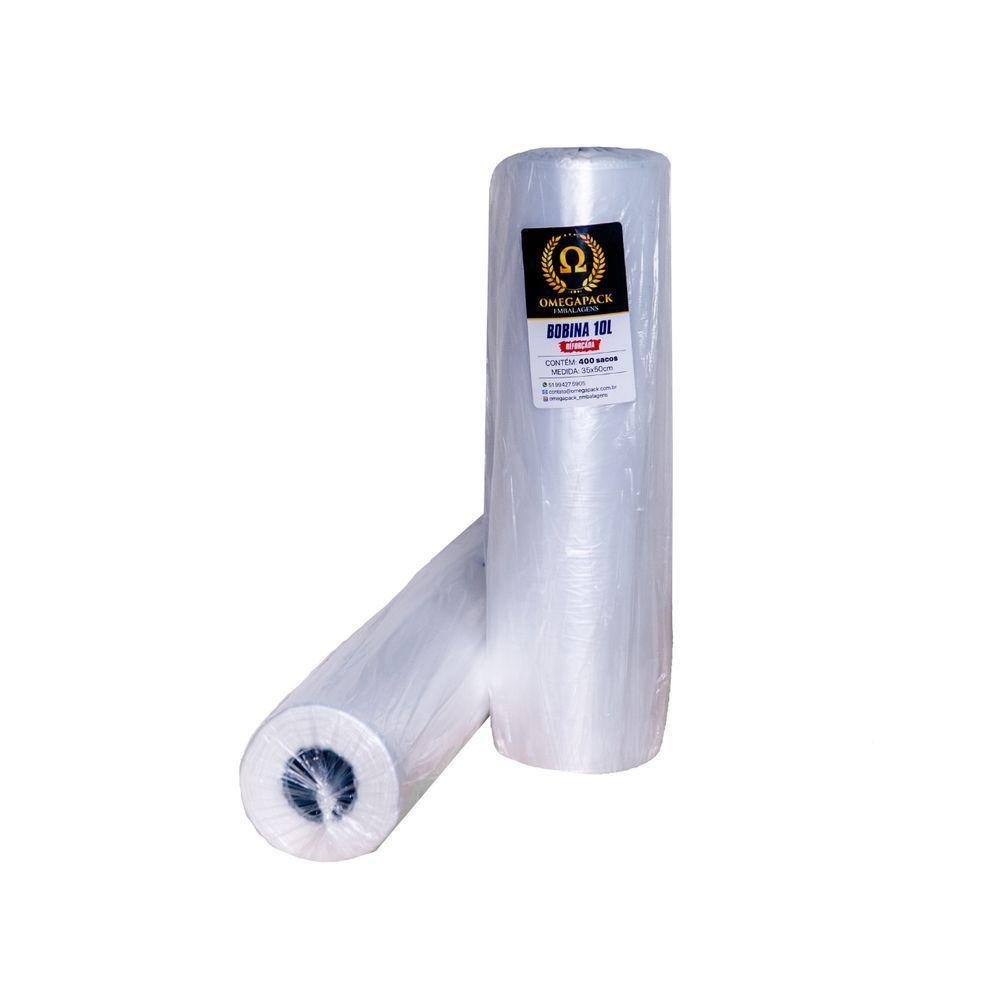 Bobina Plástica 10 Litros Reforçada - 400 Sacos - 1
