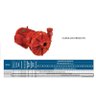Bomba Schneider para Incêndio Bpi-22 R 2 1/2" 15cv Trifásico 4 Voltagens Vermelho 4v (t) - 3