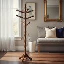 Ver imagem 1 de Cabideiro com 8 Ganchos em Madeira Maciça Imbuia