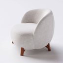 Ver imagem 2 de Poltrona Beirute em Boucle Sheep Off White - Home Mobily