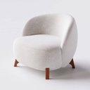 Ver imagem 1 de Poltrona Beirute em Boucle Sheep Off White - Home Mobily