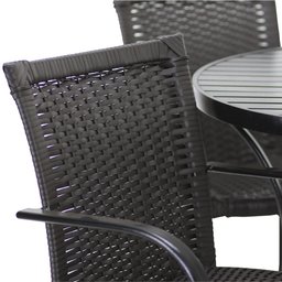 Mesa e Cadeiras Ascoli Para Jardim, Área externa, Churrasqueira Trama Original - 4