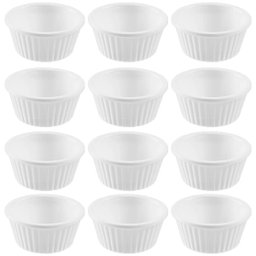 12 Ramekins 30ml Cada Mini Potes Servir Molhos Branco Uno Coza Restaurante Temperos - 1