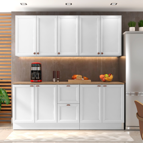 Cozinha Completa Modulada Olivia 9 Portas 2 Gavetas