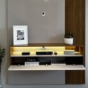 Ver imagem 3 de Painel Suspenso Tv 65 Pol 1p 180 Cm Cinamomo Off White Arly