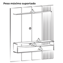 Ver imagem 5 de Painel Suspenso Tv 65 Pol 1p 180 Cm Cinamomo Off White Arly