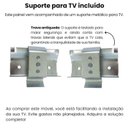 Ver imagem 7 de Painel Suspenso Tv 65 Pol 1p 180 Cm Cinamomo Off White Arly