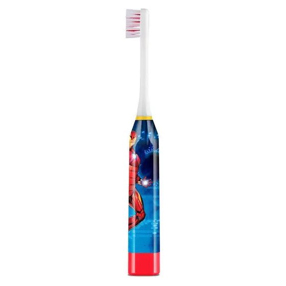 Escova dental eletr inf homem de ferro kids health pro hc088 multilaser - 2