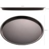 12 Formas para Pizza 36cm Lyor Preto Assadeiras Antiaderente Aço Carbono Pizzaria - 3