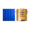 Ver imagem 1 de Piso Tátil Alerta Azul Pvc Kit 20pçs + 2 Cola 750g