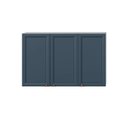 Ver imagem 2 de Armário 120cm 3 Portas Yescasa Unna Branco/Azul