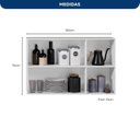 Ver imagem 3 de Armário 120cm 3 Portas Yescasa Unna Branco/Azul