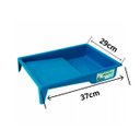 Ver imagem 2 de Kit 12 Bandeja Plástica Pintura 4 Litros Azul - Gerplast