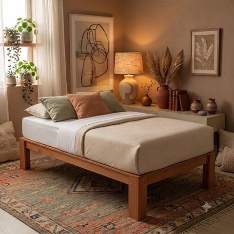 Cama de Solteiro Padrão Penafort 188x88x35