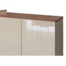 Buffet Aparador Ares 3 Portas Off-white com Freijó - 4