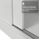 Ver imagem 7 de Conjunto Quarto Solteiro com Guarda-Roupa 2 Portas com Espelhos e Cômoda Branco Madesa