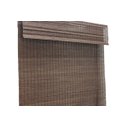 Ver imagem 5 de Persiana Bambu Romana Tabaco 120 (L) X 220 (A) cm Cortina Madeira C/ Bandô 1,20 x 2,20 Marrom Escuro