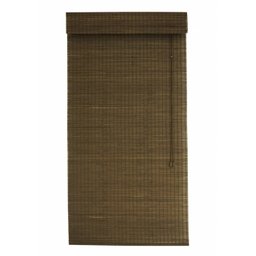 Persiana Bambu Romana Tabaco 120 (L) X 220 (A) cm Cortina Madeira C/ Bandô 1,20 x 2,20 Marrom Escuro - 9