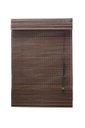 Ver mais imagens de Persiana Bambu Romana Tabaco 120 (L) X 220 (A) cm Cortina Madeira C/ Bandô 1,20 x 2,20 Marrom Escuro