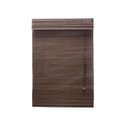 Ver mais imagens de Persiana Bambu Romana Tabaco 120 (L) X 220 (A) cm Cortina Madeira C/ Bandô 1,20 x 2,20 Marrom Escuro