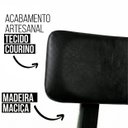 Ver imagem 3 de Kit 2 Cadeira de Jantar Madeira Maciça Alice Estofada Premium Ergonomica Confortável Di Franco