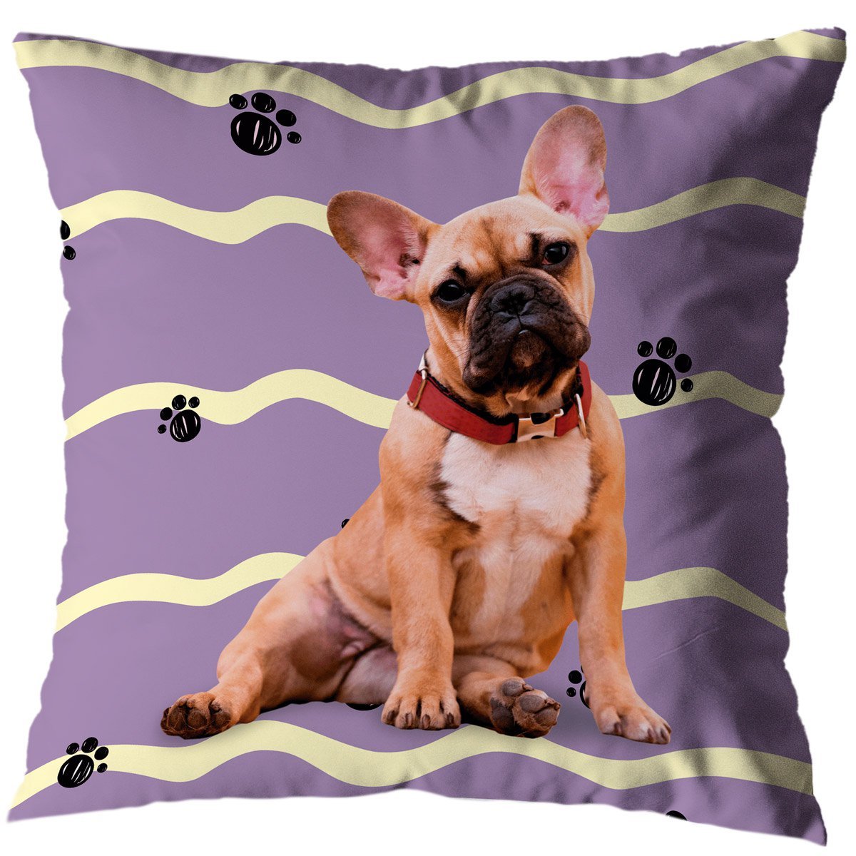 Kit 3 Capas de Almofada Pet Cachorro Lilás 40cm Sala Quarto ...
