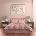 Ver imagem 4 de Kit 5 Cabeceiras de Cama Solteiro Estofada Modulada 1,00mx45cm