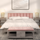 Ver imagem 7 de Kit 5 Cabeceiras de Cama Solteiro Estofada Modulada 1,00mx45cm