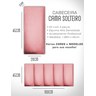 Kit 5 Cabeceiras de Cama Solteiro Estofada Modulada 1,00mx45cm - 5