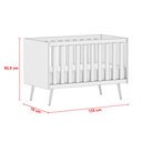 Ver mais imagens de Quarto de Bebê Completo Roupeiro + Cômoda+ Berço Retrô Melinda