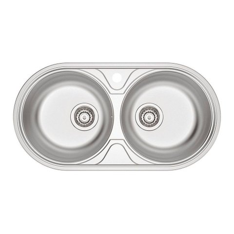 Cuba Tramontina Luna Duo 2c 36 Bs 84x44 94035112 Aço Inox Escovado