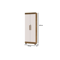 Armário Multiuso Renovar Jequitibá/ Off White Organizador Sapateira - 2