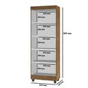 Ver imagem 6 de Armário Multiuso Renovar Jequitibá/ Off White Organizador Sapateira