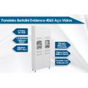 Ver imagem 2 de Módulo Cozinha Bertolini Evidence Paneleiro 7039 6 Portas (2 de Vidro) Branco/Preto
