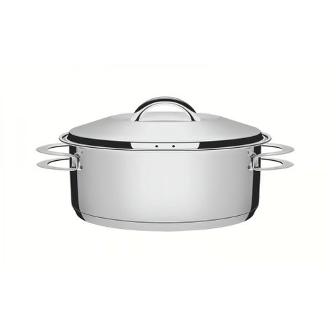 Caçarola Solar Rasa Inox Fundo Triplo 24cm 4,7l Tramontina