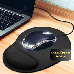 Mouse Usb Óptico Plug And Play com Fio Banson Tech Computador Notebook Pc 800 1000dpi Alta Precisão - 7