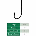 Ver imagem 2 de Anzol Baitholder Black 4/0 Pesca Brasil para Água Doce ou Salgada 10 Anzóis Cada