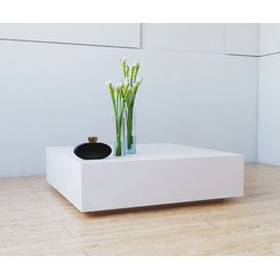 Mesa Branca Centro Mesinha Sala Mdf - 1