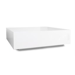 Mesa Branca Centro Mesinha Sala Mdf - 2