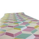 Ver imagem 6 de Papel de Parede Adesivo 3d Geométrico Infantil Escritório Sala Quarto Banheiro Lavável Rolo 5 Metros