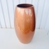 Vaso médio na cor cobre de cerâmica liso centro de mesa - 4