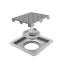 Ver imagem 1 de Ralo Linear Tampa Oculta 15x15cm Quadrado 4665 Ralo Linear Novii