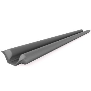 Veda Porta Rolinho 90cm Ajustável em Couro Sintético e Espuma Comfort Door Chumbo