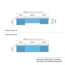 Ver imagem 5 de Armário De Cozinha 5 Peças Sem Tampo De 120cm Com Cinza